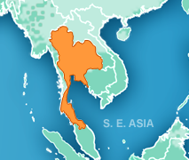 THAILAND map